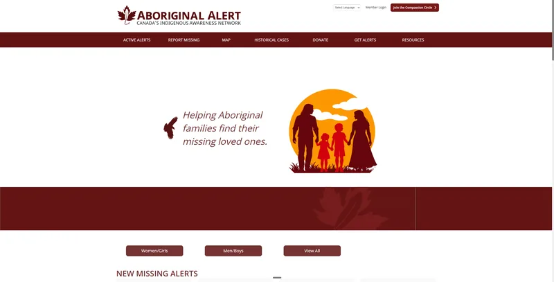 Aboriginal Alert website