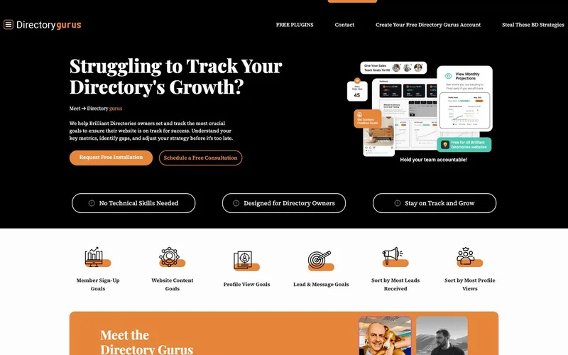 Directory Gurus website
