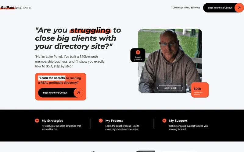 GetPaid Members website